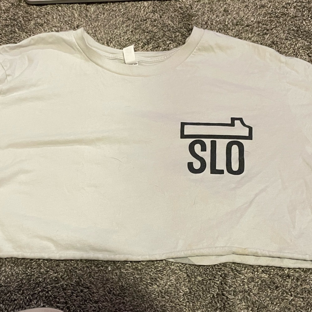 Women’s rights white crop top